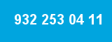 932 253 04 11